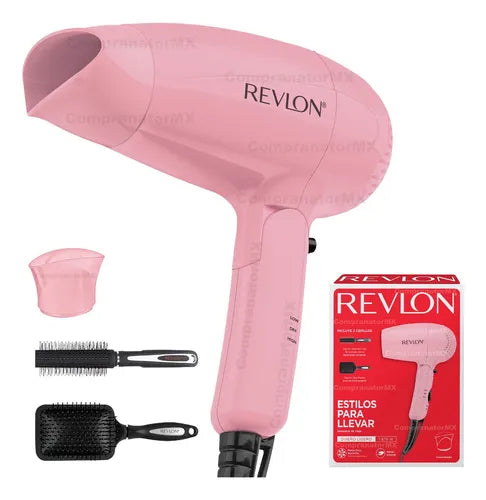 Kit Secadora de Viaje Revlon 1875W Dual Voltaje | Para secar y estilizar tu cabello donde sea que estés