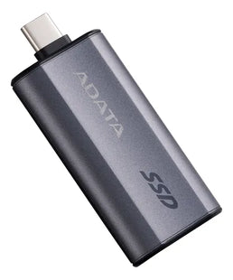 Disco Duro Externo Sólido ADATA SC750 | 500GB | USB 3.2 Gen2 | Hasta 1,050/1,000 MB/s | Conector Tipo-C Retráctil | SC750-500G-CCBK