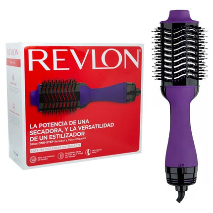 Cepillo Secador Revlon One Step Volumizer Morado | Para dar volumen y brillo en un solo paso
