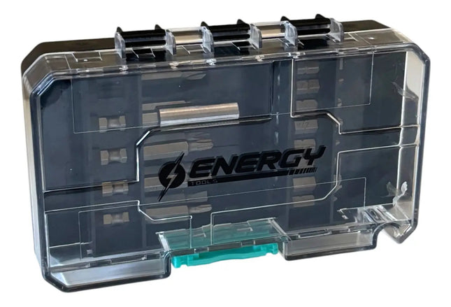 Energy Set de Puntas 25 Piezas Material S2 con Maletín, SP25