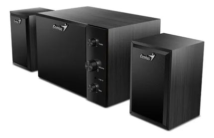 Parlante Genius SW350 2.1 | Sonido Estéreo | Subwoofer | 10W RMS | Control de Volumen