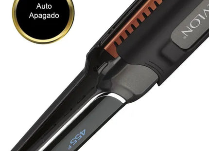 Alisadora Extra Larga con Cera Revlon RVST21 | Para un alisado profesional y protección con cera