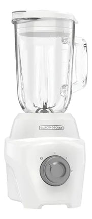 Black + Decker licuadora ice crush Vidrio 2vel 700W blanca - BL0876-0WDLA