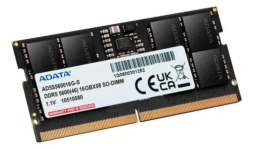 Memoria RAM para Laptop ADATA AD5S560016G-S | 16GB | DDR5 | 5600MHz