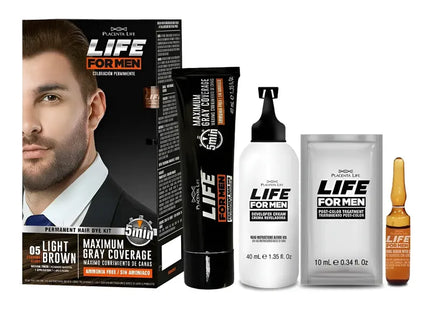 Placentalife Kit de tinte castaño claro Life For Men