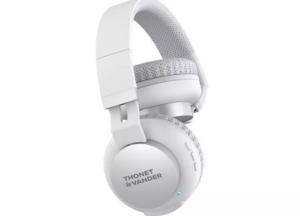 Auriculares Thonet & Vander Dauer plegados en posición compacta para transporte
