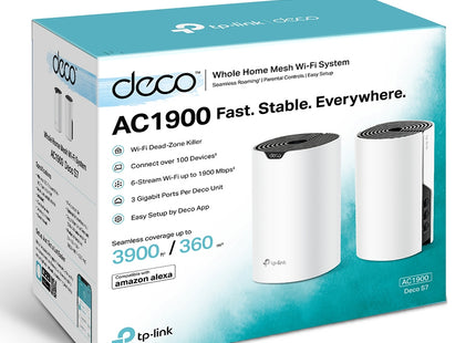 Sistema Wi-Fi 5 Mesh AC1900 2-Pack TP-Link, Deco S7