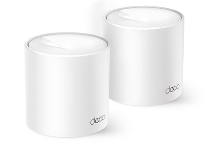 Router Wi-Fi Mesh TP-Link Deco X10 AX1500 2-Pack vista frontal