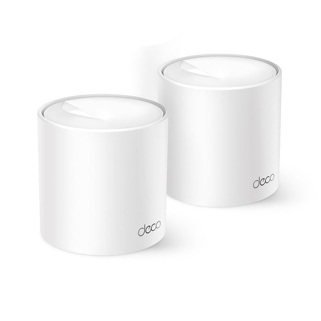 Router Wi-Fi Mesh TP-Link Deco X10 AX1500 2-Pack vista frontal