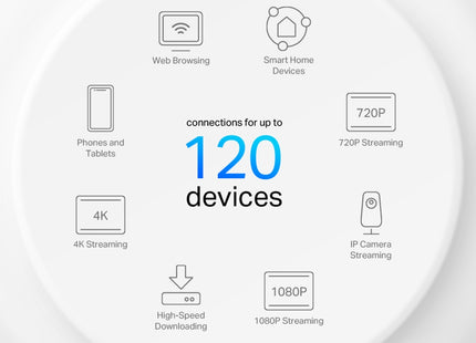 Sistema mesh TP-Link Deco X10 AX1500 vista trasera conectores