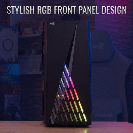 Case Gaming Aerocool Delta-G V2 | Media Torre | Vidrio Templado | RGB Frontal | Negro | ACCM-PV45043.11