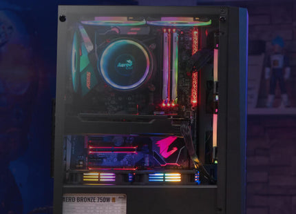 Case Gaming Aerocool Delta-G V2 | Media Torre | Vidrio Templado | RGB Frontal | Negro | ACCM-PV45043.11