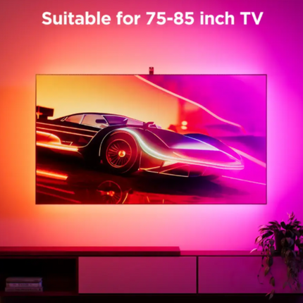 Luces Govee TV Backlight 75-85” Govee H6098AD2 | Ajustable | Cambio de Color | Control por App y Voz