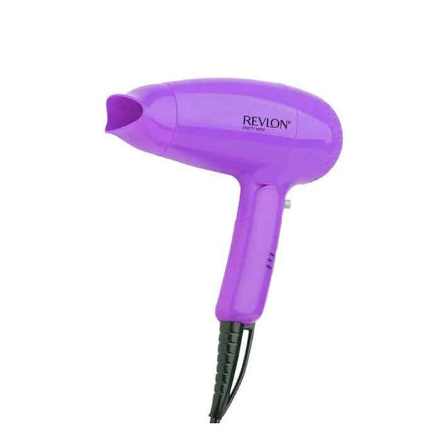 Secadora de Viaje Revlon 1875W Morado Oscuro | Para un secado rápido y cómodo en cualquier lugar