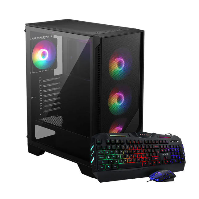 Computadora Gaming NSX PGR5VNS4W-23 AMD Ryzen 5 5500, 16GB DDR4, SSD NVMe 512GB y GeForce RTX 3050 6GB