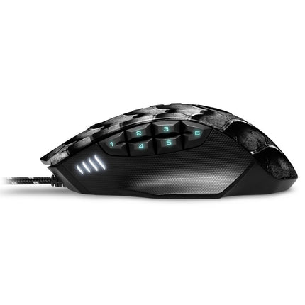 Mouse Gaming RGB Sharkoon Drakonia II | 8200 DPI | 11 Botones Programables | Iluminación RGB | Alámbrico