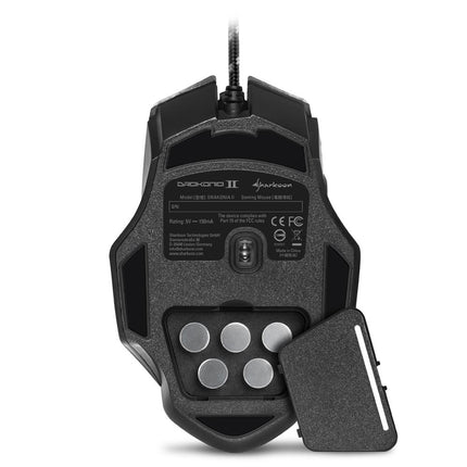 Mouse Gaming RGB Sharkoon Drakonia II | 8200 DPI | 11 Botones Programables | Iluminación RGB | Alámbrico