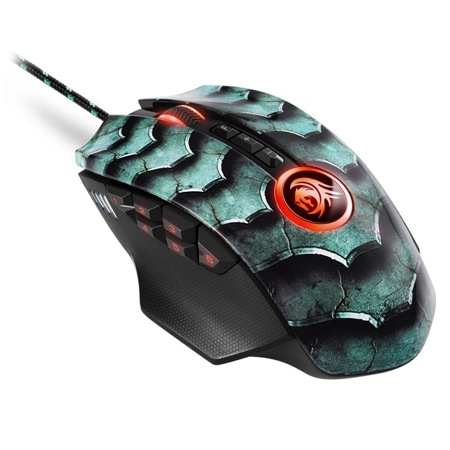 Mouse Gaming RGB Sharkoon Drakonia II | 8200 DPI | 8 Botones Programables | Iluminación RGB | Alámbrico