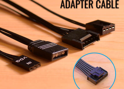 Abanico AeroCool Duo 12 ARGB 6-Pin | 120mm | Iluminación RGB