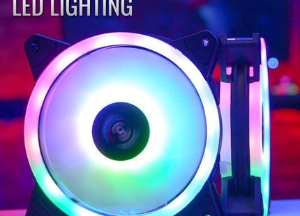 Abanico AeroCool Duo 12 ARGB 6-Pin | 120mm | Iluminación RGB