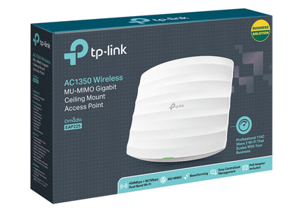 Punto acceso TP-Link EAP225 en empaque original con accesorios
