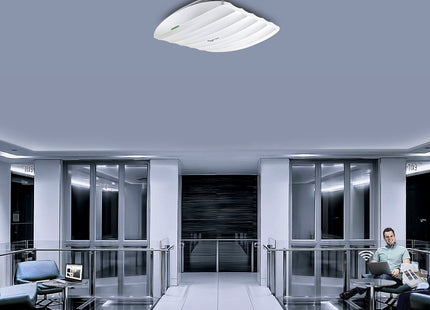 Diagrama cobertura Wi-Fi AC1350 EAP225 doble banda