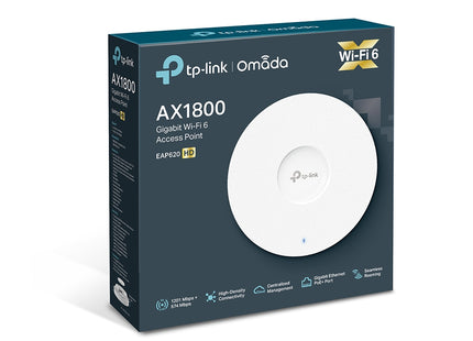 TP-Link Punto de Acceso Wi-Fi 6 AX1800, EAP620 HD