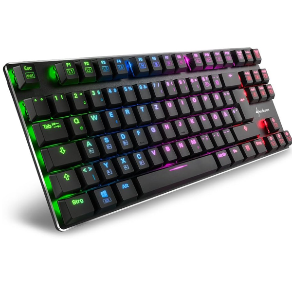 Teclado Gaming Sharkoon PureWriter TKL | 60% | Kailh Red | RGB | Alámbrico USB | Inglés
