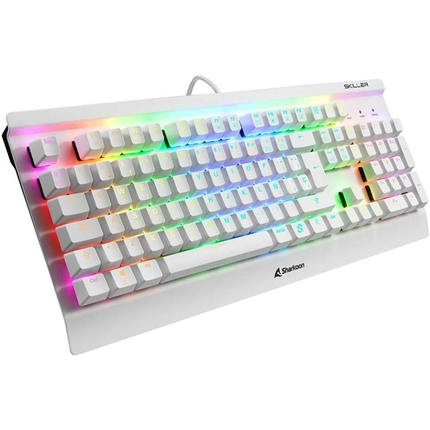 Teclado Gaming RGB Sharkoon Skiller SGK3 | Mecánico | USB | Inglés