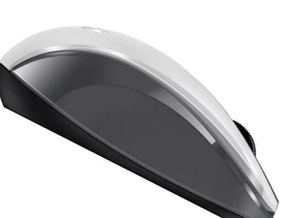 Vista posterior del mouse inalámbrico Genius NX-8008S con sensor óptico 1200 DPI