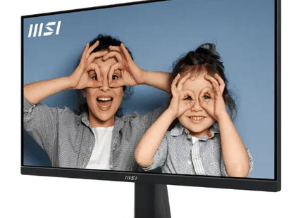 Conectores y puertos traseros del Monitor MSI PRO MP225 para conexión de cables