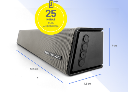 Barra de Sonido Thonet & Vander Holm de 32W Bluetooth USB