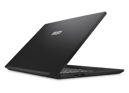 Laptop MSI Modern 14 C7M vista trasera carcasa aluminio