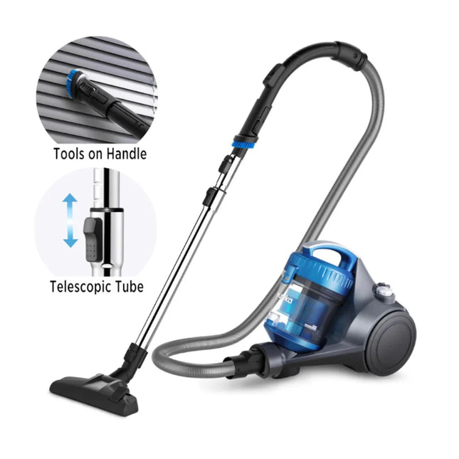 Aspiradora Midea Canister 2 en 1 Sin Bolsa 1200W 2L MC15K2B-CA | Potente Succión | Filtro HEPA | Sin Bolsa