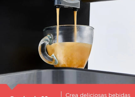 Cafetera Espresso Black + Decker EM0312-0SDLA | 20 Bar | Semiautomática
