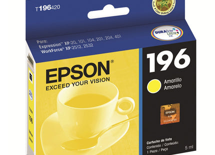 Epson cartucho amarillo  para XP-101/201/401  workforce Wf2512/Wf2532   T196420-AL