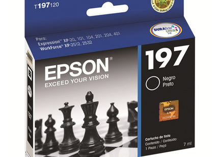 Epson cartucho negro T197120-AL para XP-101/201/211/401 workforce WF2512/WF2532