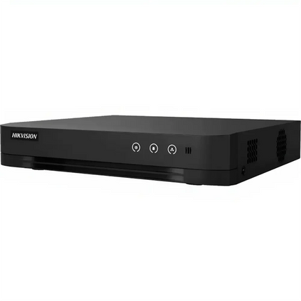 DVR Hikvision IDS-7208HUHI-M1/S | 8CH Analógico + 8CH IP | 8MP/5MP/4MP/1080P/720P | AcuSense | H.265 Pro+ | 1 SATA | 4 Audio | 8 Alarmas