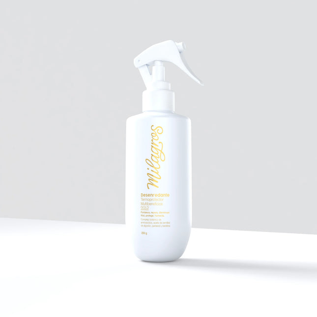 Milagros Desenredante Termoprotector Gold - vista frontal