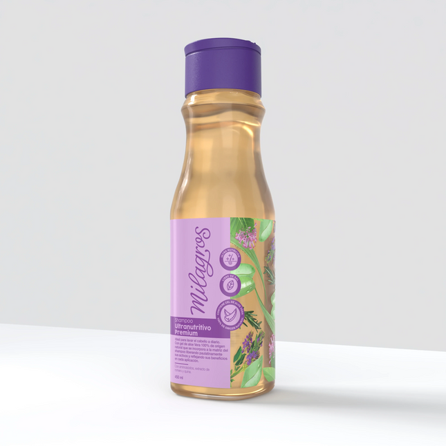Milagros Shampoo Ultra Nutritivo Premium - vista frontal