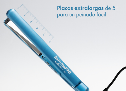 Pack Planchas Nano Titanium 1” + 1” BaByliss | Para cabello fino a normal | Tecnología Nano Titanium | Doble tamaño para precisión