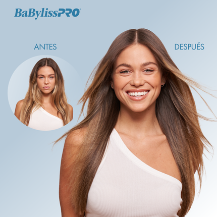 Pack Planchas Nano Titanium 1” + 1” BaByliss | Para cabello fino a normal | Tecnología Nano Titanium | Doble tamaño para precisión
