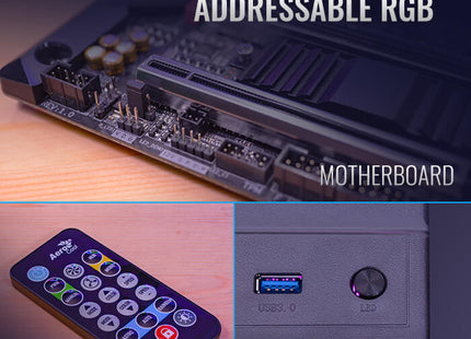 Abanico AeroCool Edge 14 Pro ARGB | 14cm | 3 Ventiladores