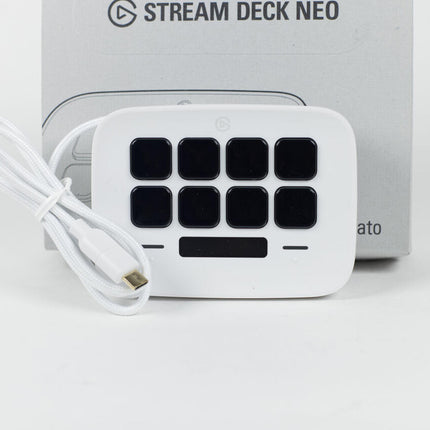 Teclado Streaming Elgato Stream Deck Neo | 8 Teclas | USB-C 2.0 | 10GBJ9901