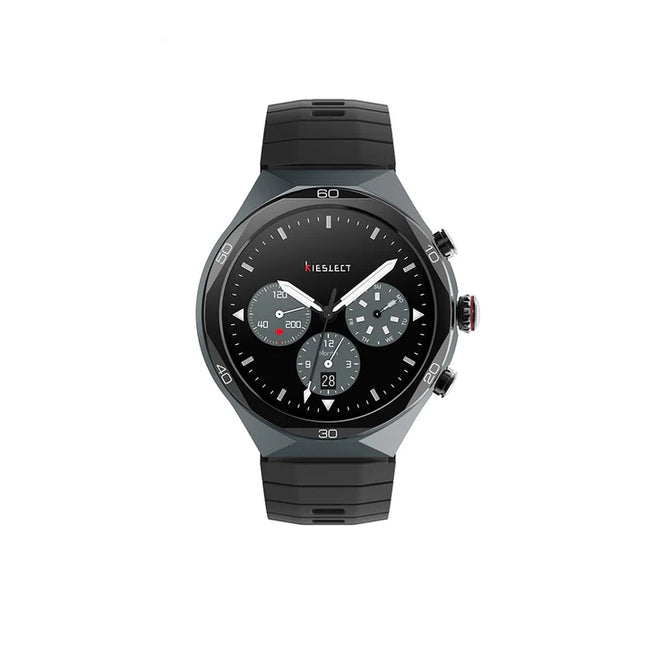 Kieslect Smartwatch AMOLED 1.46" GPS Negro, AI Watch Elite 2