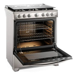 Frigidaire Cocina de Gas 30" 6 Quemadores Acero, FKGN30C3FYI