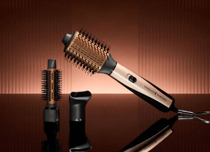 Cepillo de Aire Remington Keratin Therapy AS8821-110F | Multiestilizador 2 en 1 | 1200W | Cerámica con Keratina y Aceite de Argán | 3 Accesorios