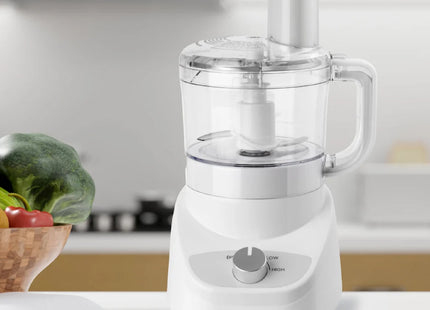 Procesador de Alimentos Black+Decker FP1337 | 8 Tazas | 450 W | 2 Velocidades + Pulso | Acero Inoxidable