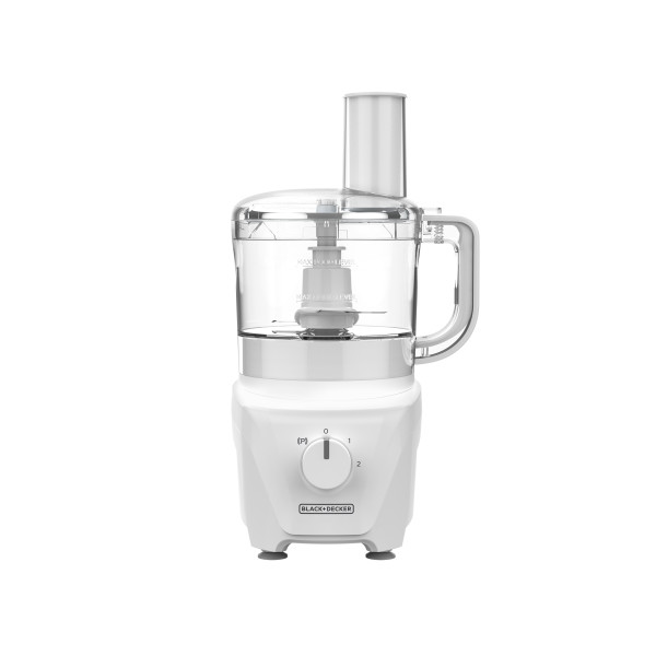 Procesador de Alimentos Black+Decker FP4342‑2WDLA | 8 Tazas | 450 W | Mezcla | Rebana | Ralla | Acero Inoxidable