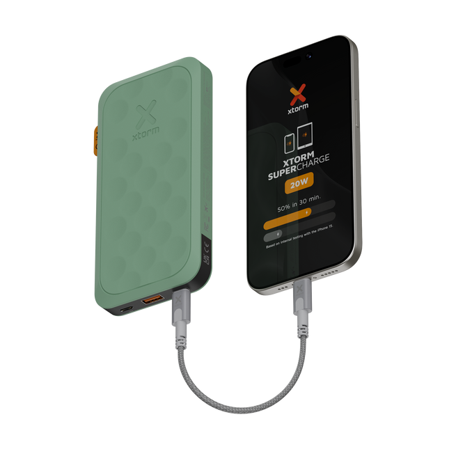 Power Bank Xtorm 20W Fuel Series 10.000 mAh Verde, FS5103
